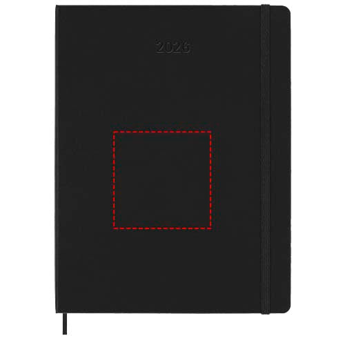 Moleskine inbunden 12-månaders veckoplanerare XL