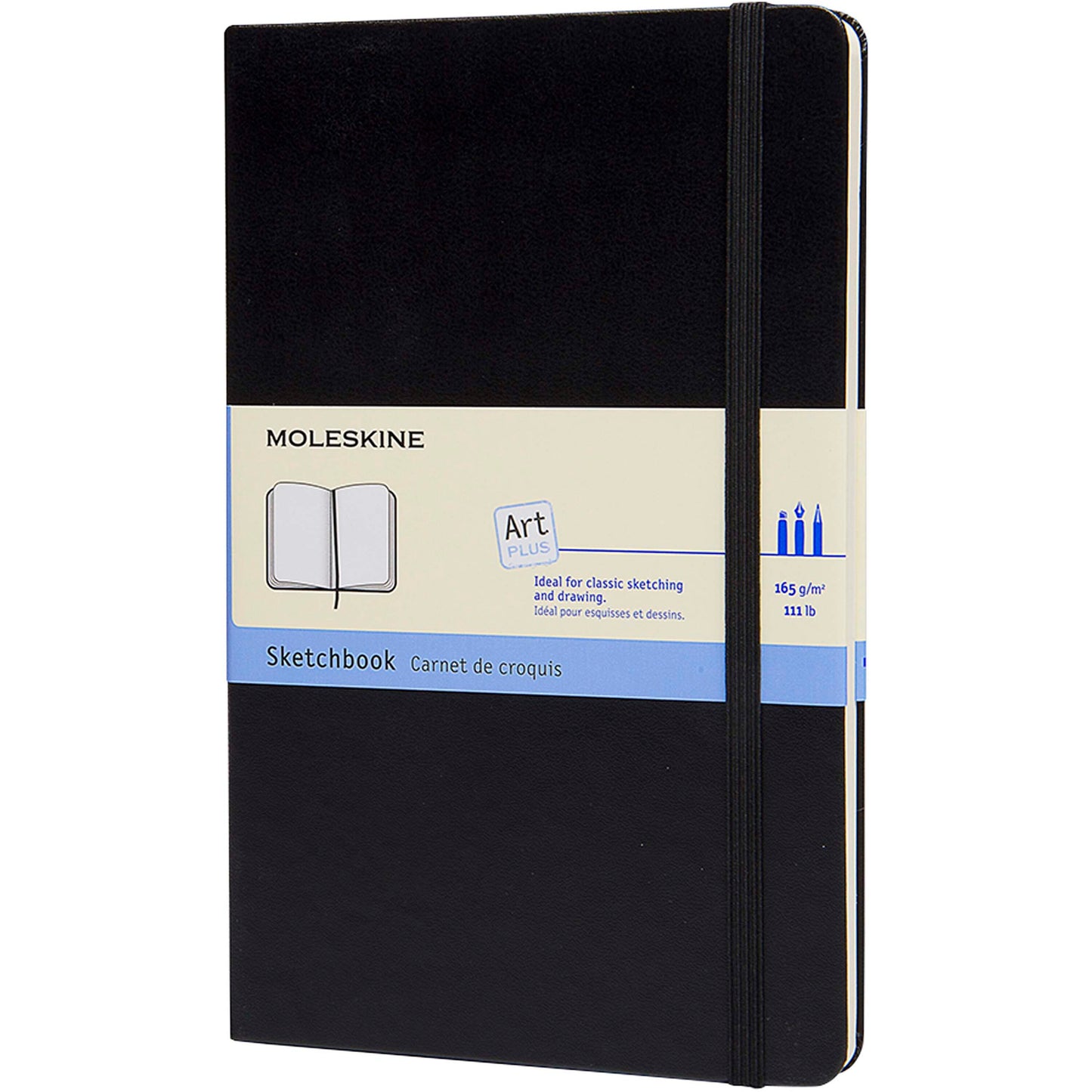 Moleskine stor skissbok för konst