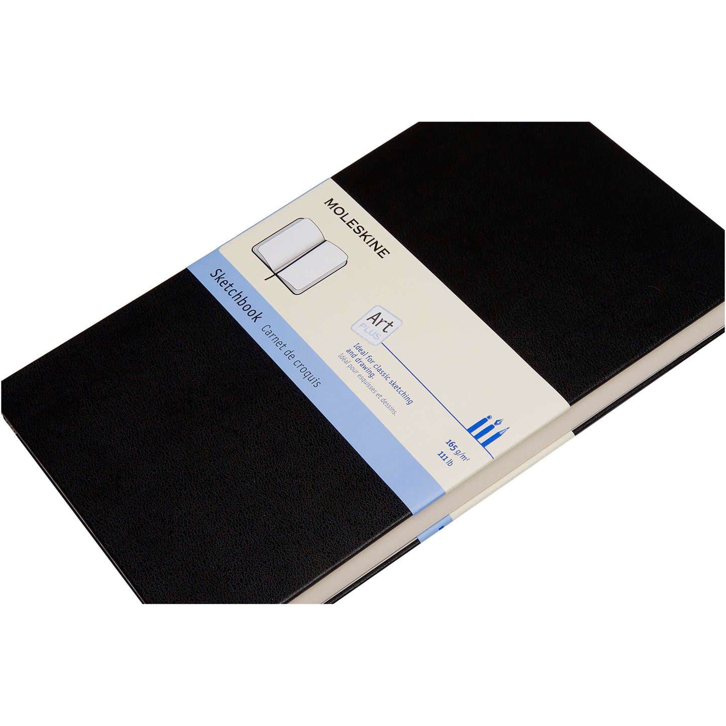 Moleskine stor skissbok för konst