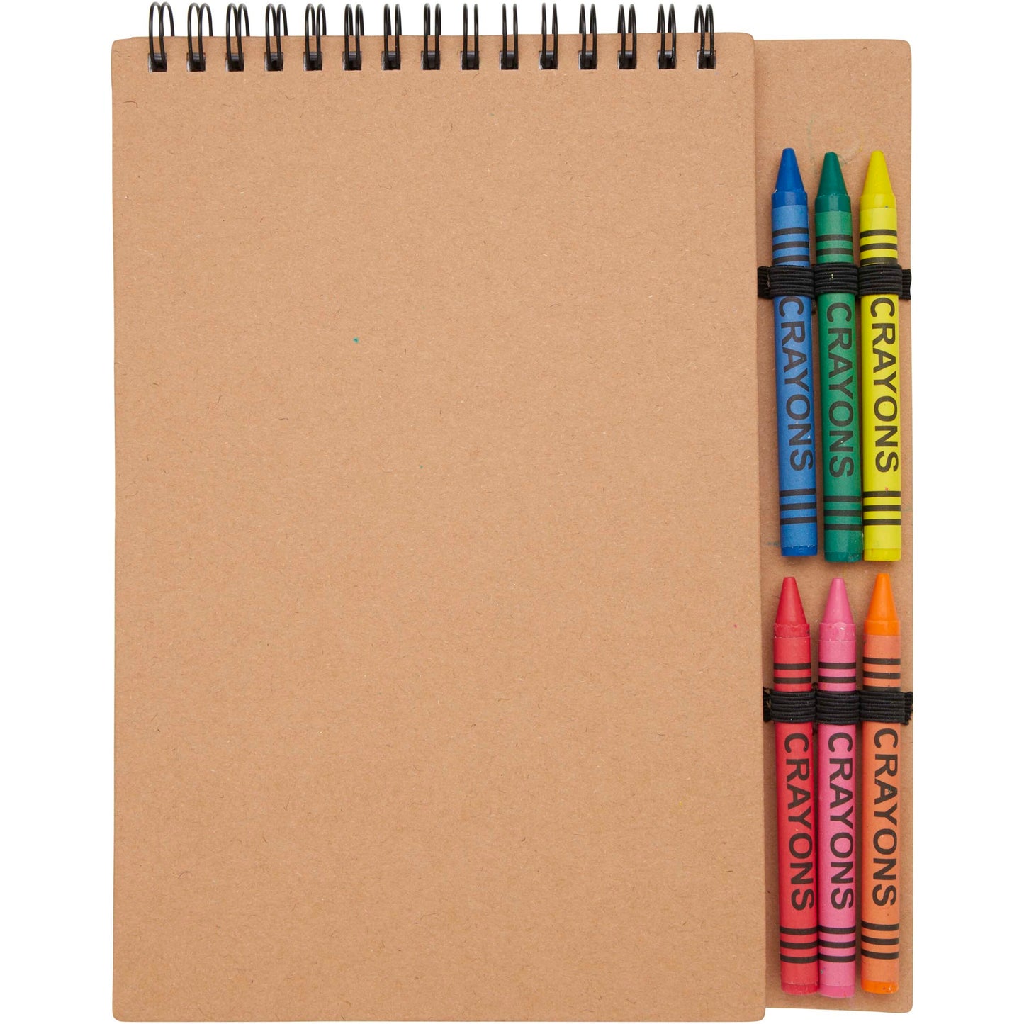 Doodle A5 anteckningsbok med mjukt spiralomslag och kritset