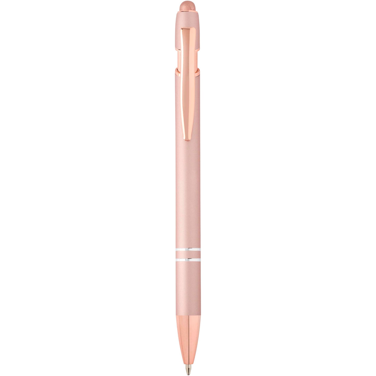 Nanna kulspetspenna med finish i roséguld (blått bläck)