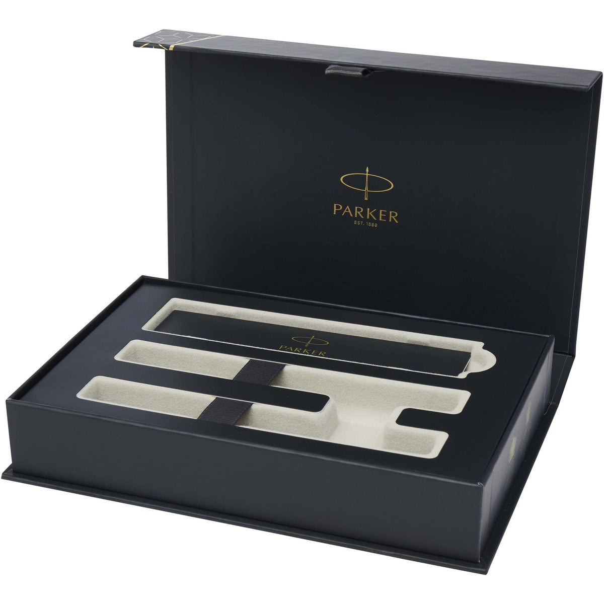 Parker IM Essentials-set med rollerball- och kulspetspenna - svart