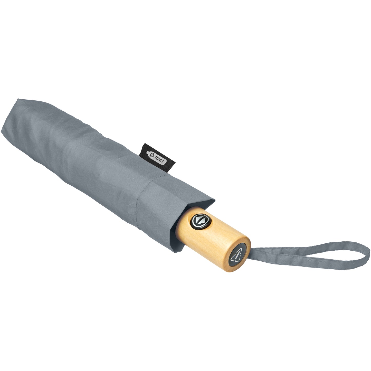 Bo 21" hopfällbart automatiskt paraply i återvunnen PET