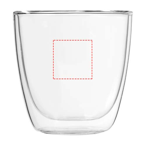 Boda 2-delars kaffeset i glas