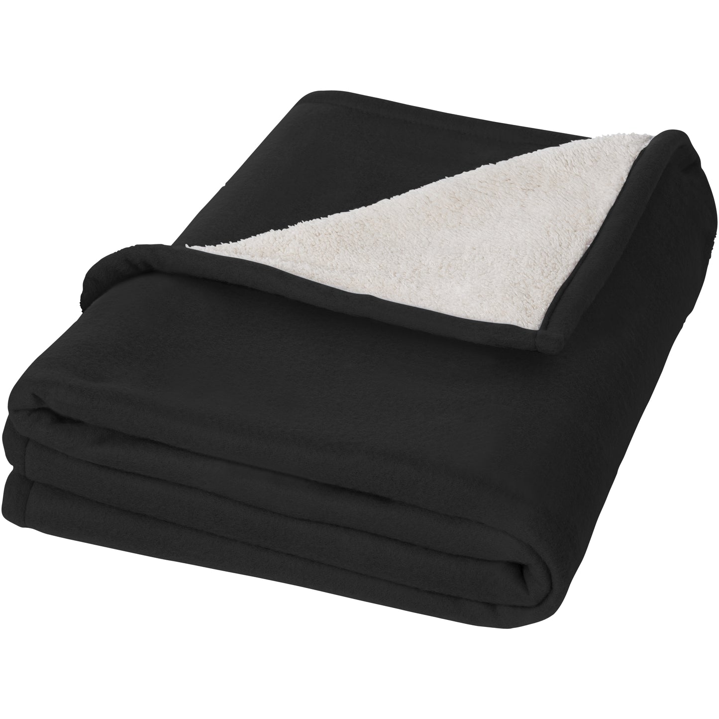 Springwood mjuk rutig filt i polarfleece och sherpafleece