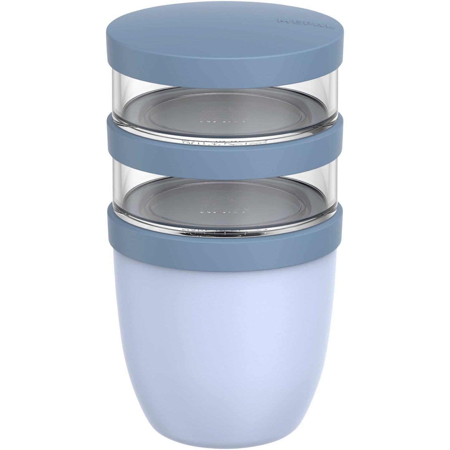 Mepal Ellipse tredelad 500 ml + 2 x 200 ml isolerad matlåda