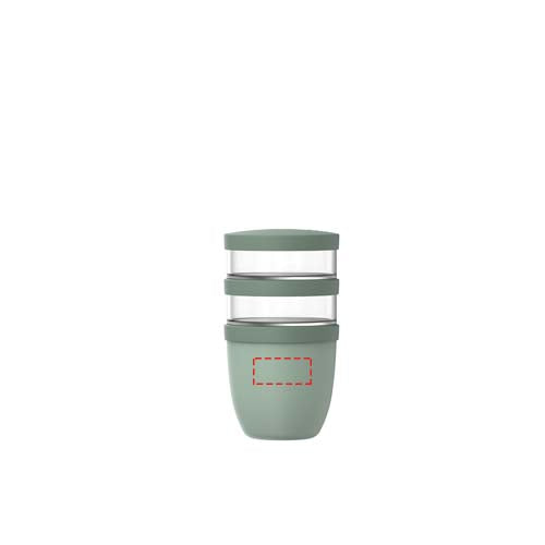 Mepal Ellipse tredelad 500 ml + 2 x 200 ml isolerad matlåda