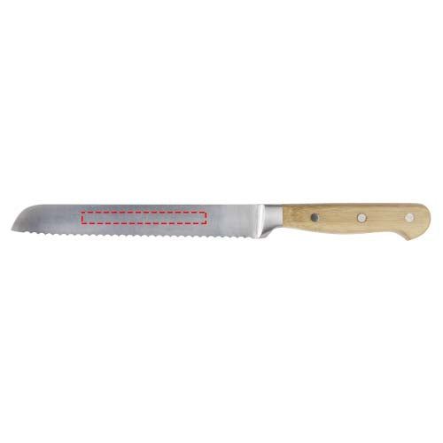 Pao skärbräda i bambu med kniv