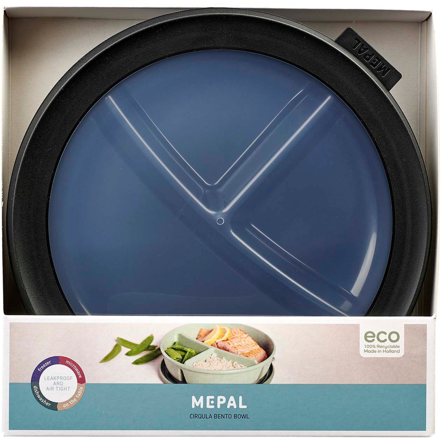 Mepal Cirqula Bento-skål (250+250+500 ml)