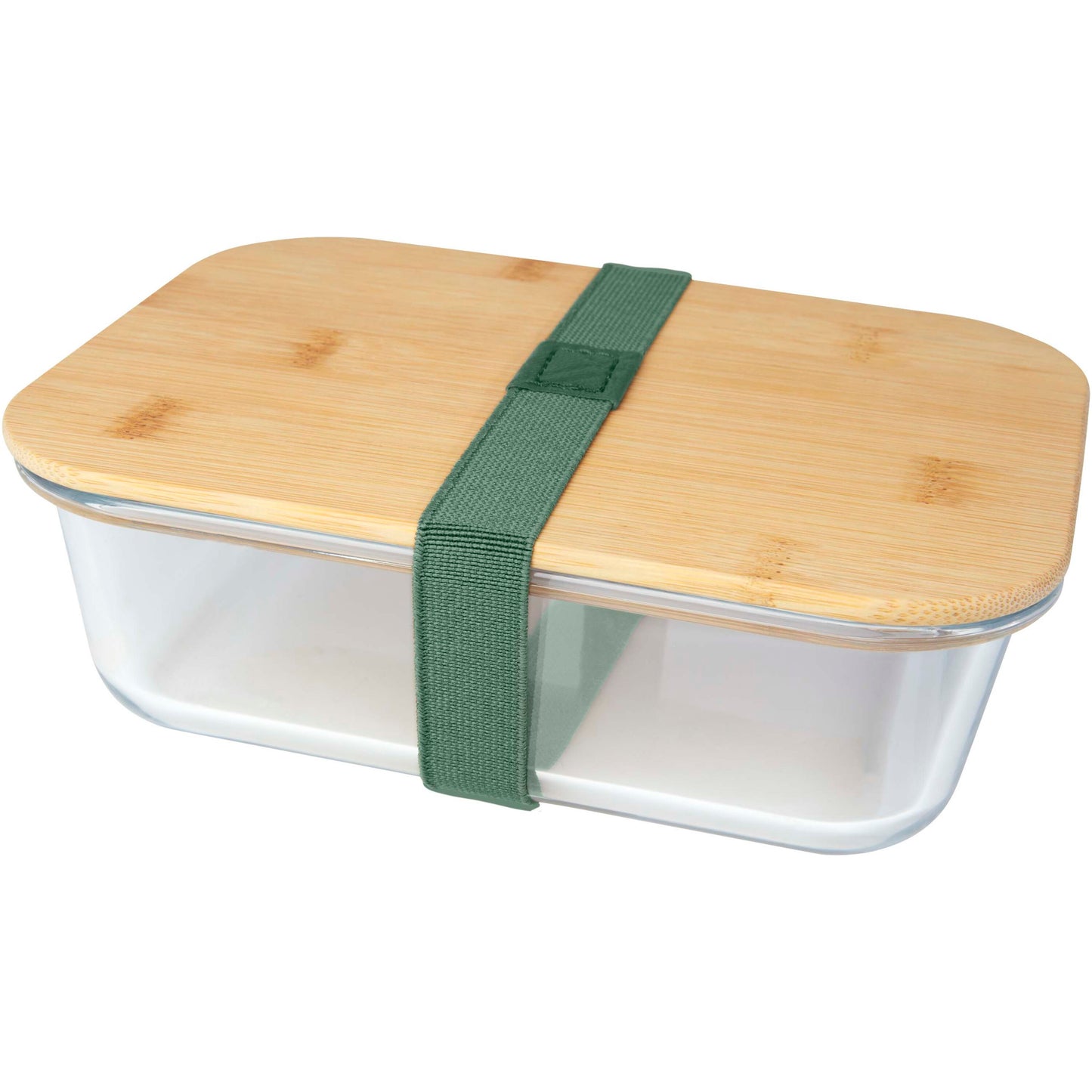Roby 1000 ml lunchlåda i glas med bambulock