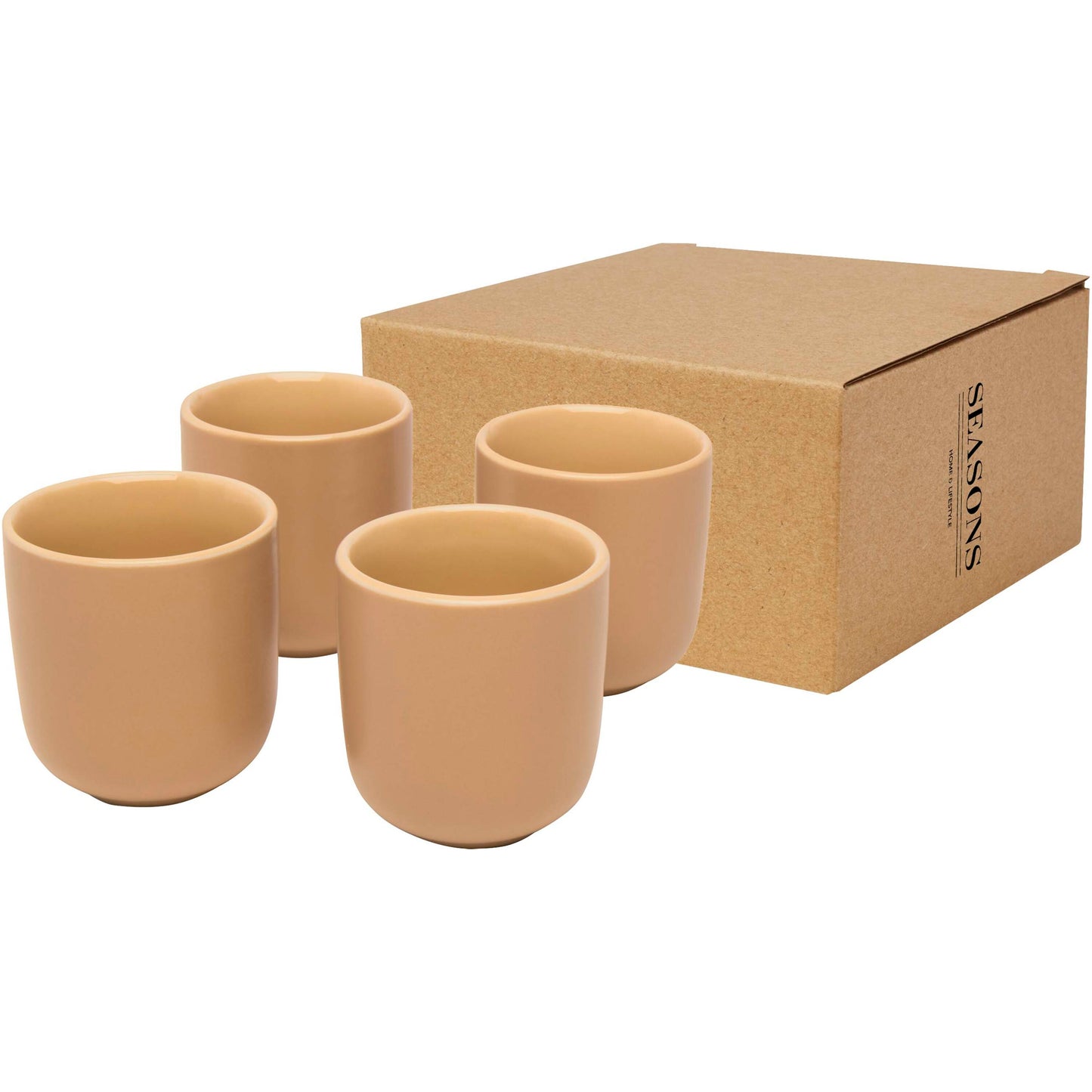 Male fyra stycken 90 ml espressokopp