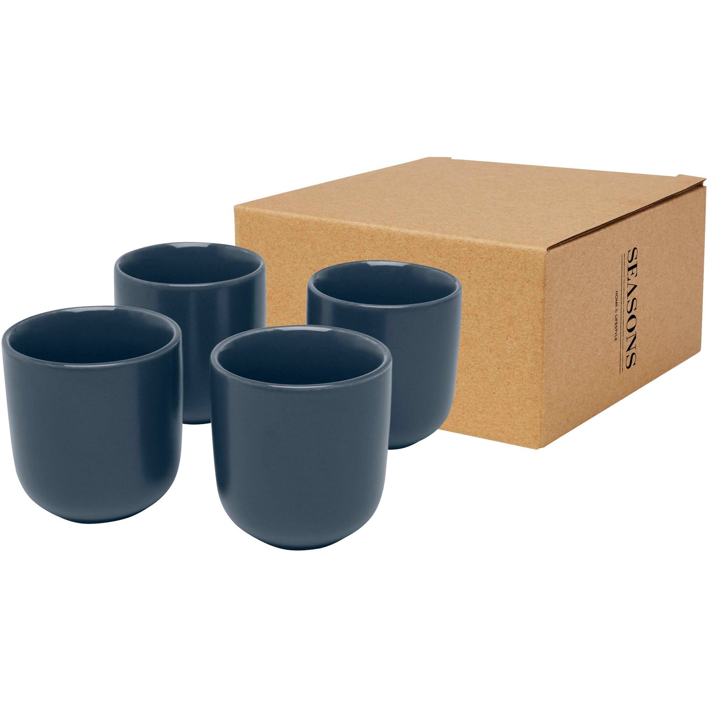 Male fyra stycken 90 ml espressokopp