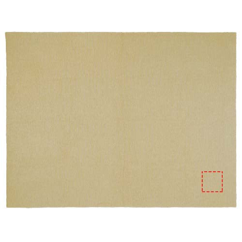 Suzy 150 x 120 cm stickad filt i GRS-polyester