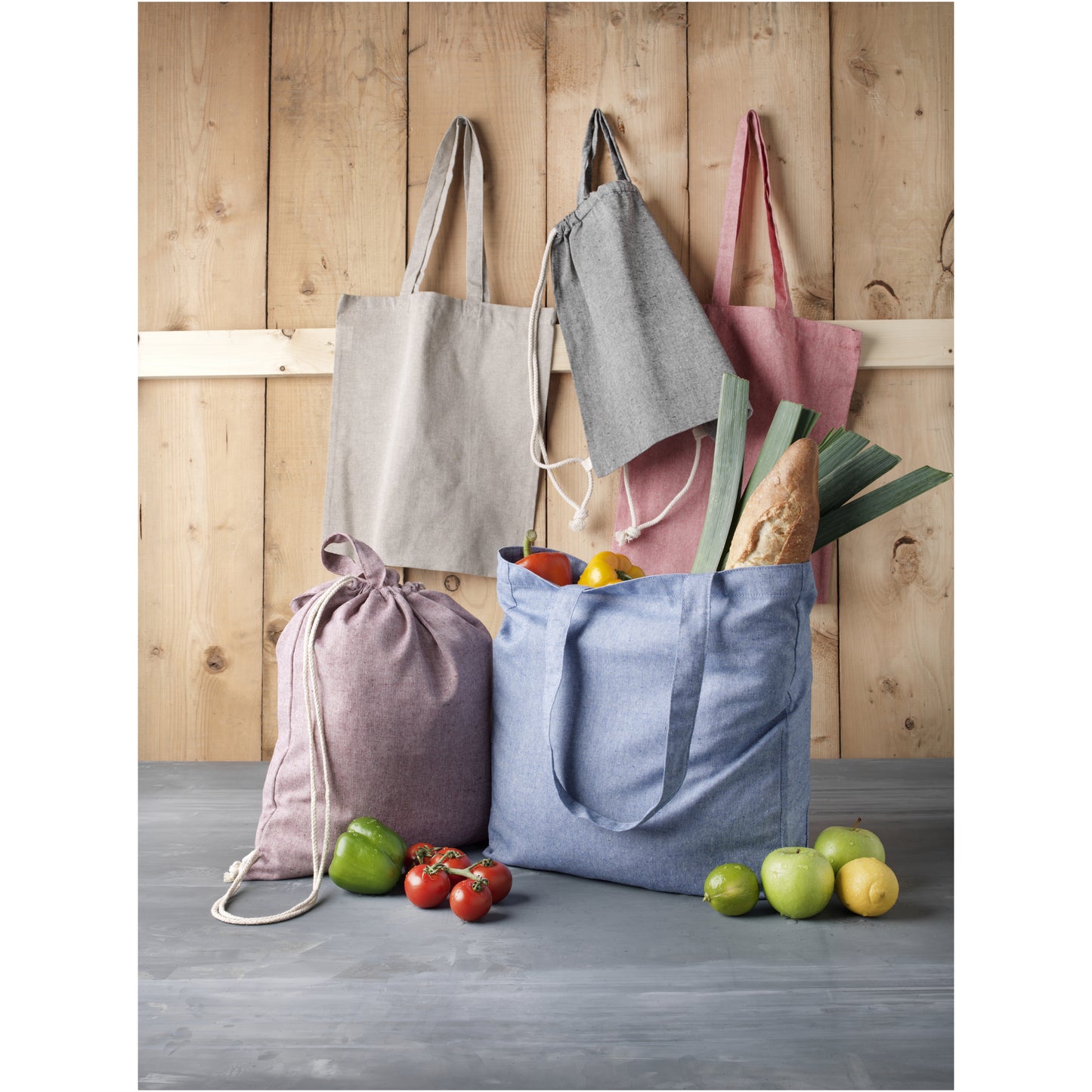 Pheebs 210 g/m2 tygväska i återvunnet material 13L