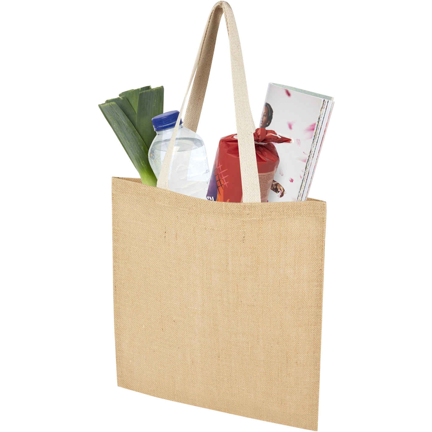 Juta tygväska av 300 g/m² jute, 7 l