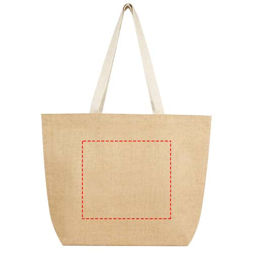 Juta tygväska av 300 g/m² jute, 12 l