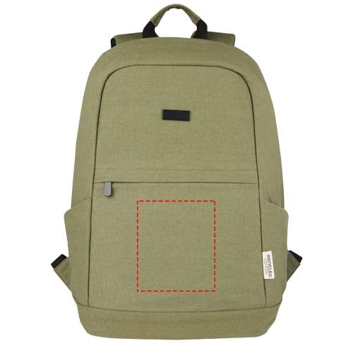Joey stöldsäker 15,6" laptopväska av GRS-återvunnen canvas 18 liter