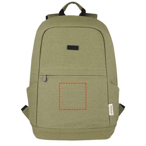 Joey stöldsäker 15,6" laptopväska av GRS-återvunnen canvas 18 liter