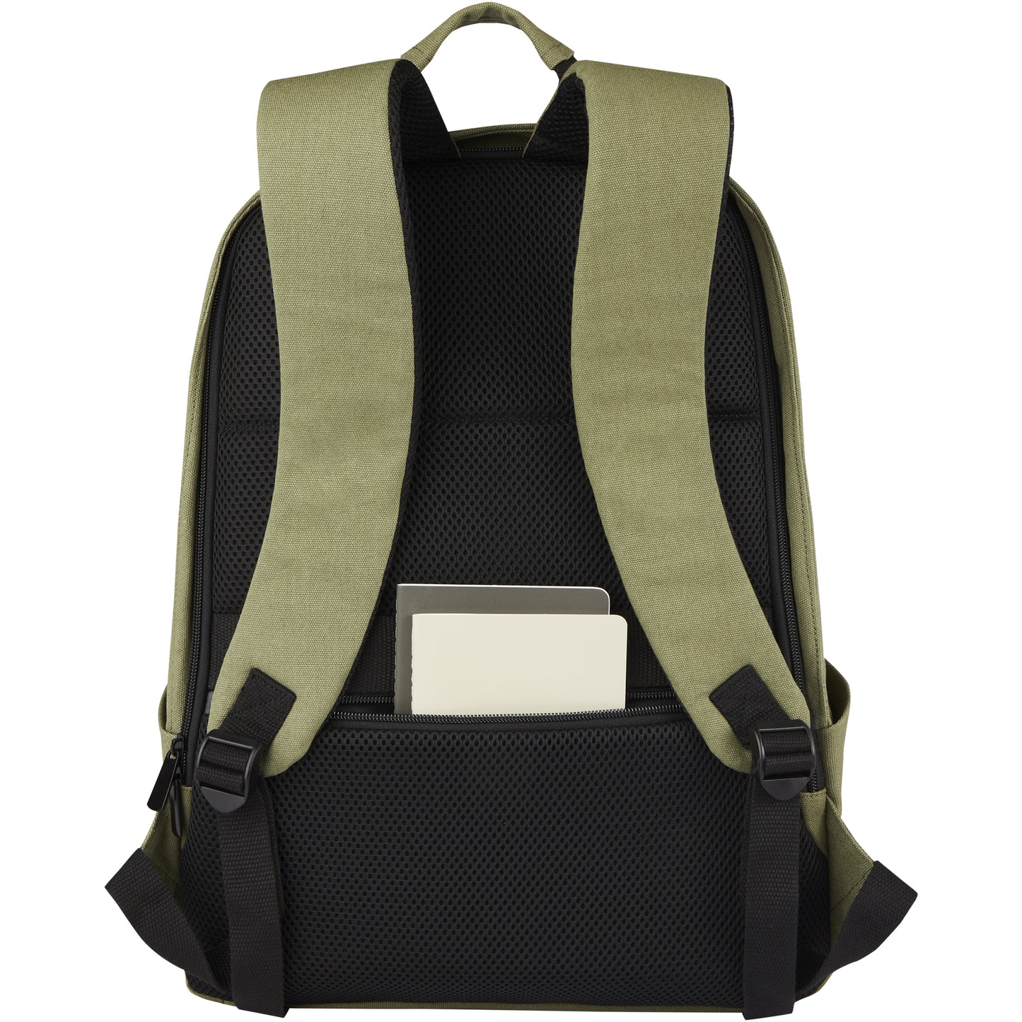 Joey stöldsäker 15,6" laptopväska av GRS-återvunnen canvas 18 liter