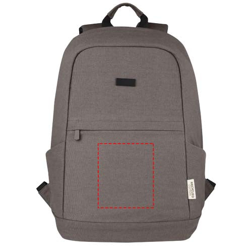 Joey stöldsäker 15,6" laptopväska av GRS-återvunnen canvas 18 liter