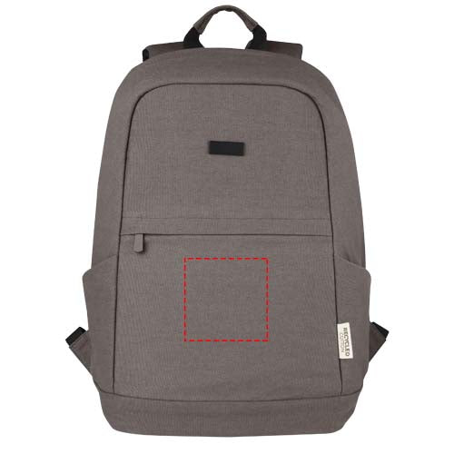 Joey stöldsäker 15,6" laptopväska av GRS-återvunnen canvas 18 liter