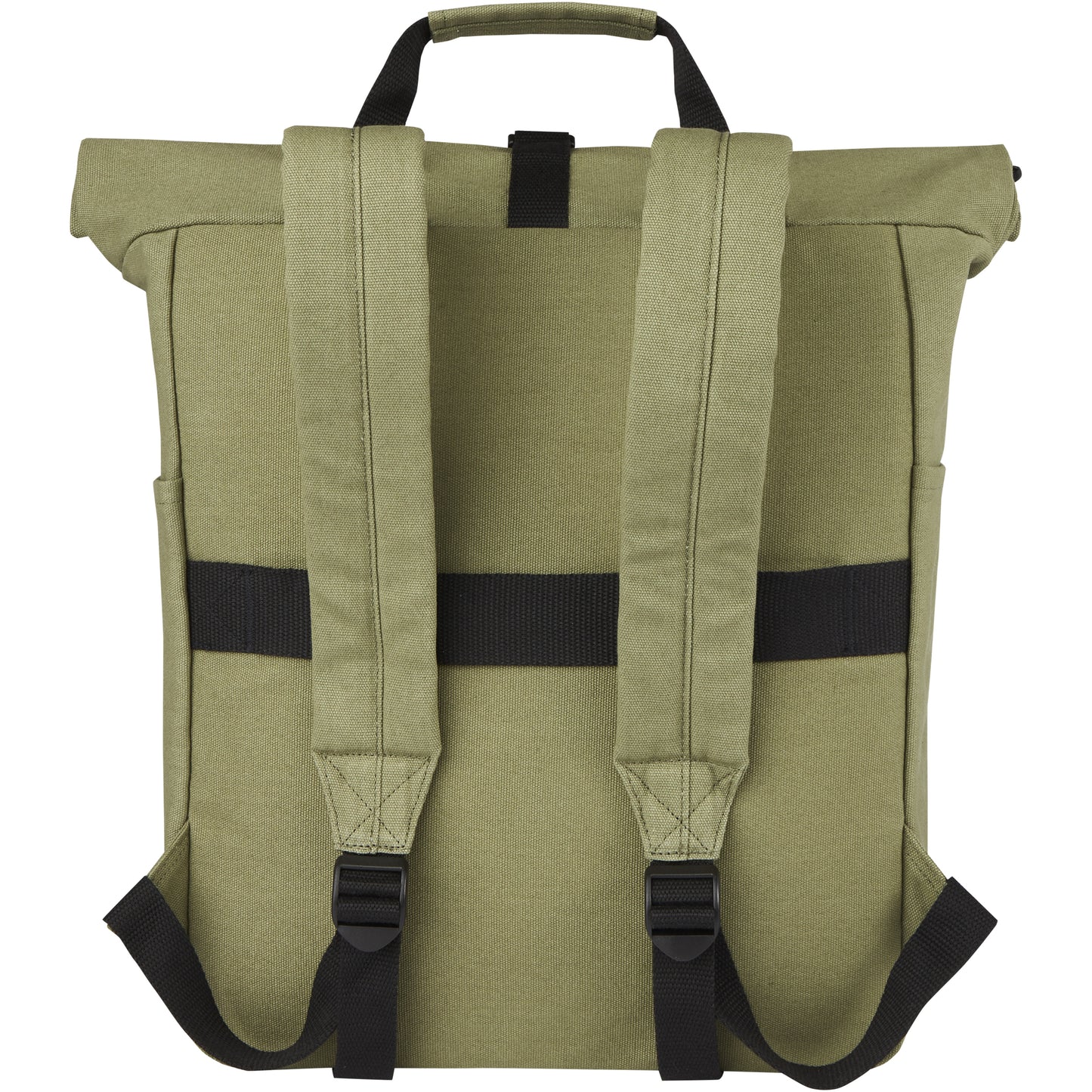 Joey 15" laptopväska med rullstängning av GRS-återvunnen canvas 15 liter