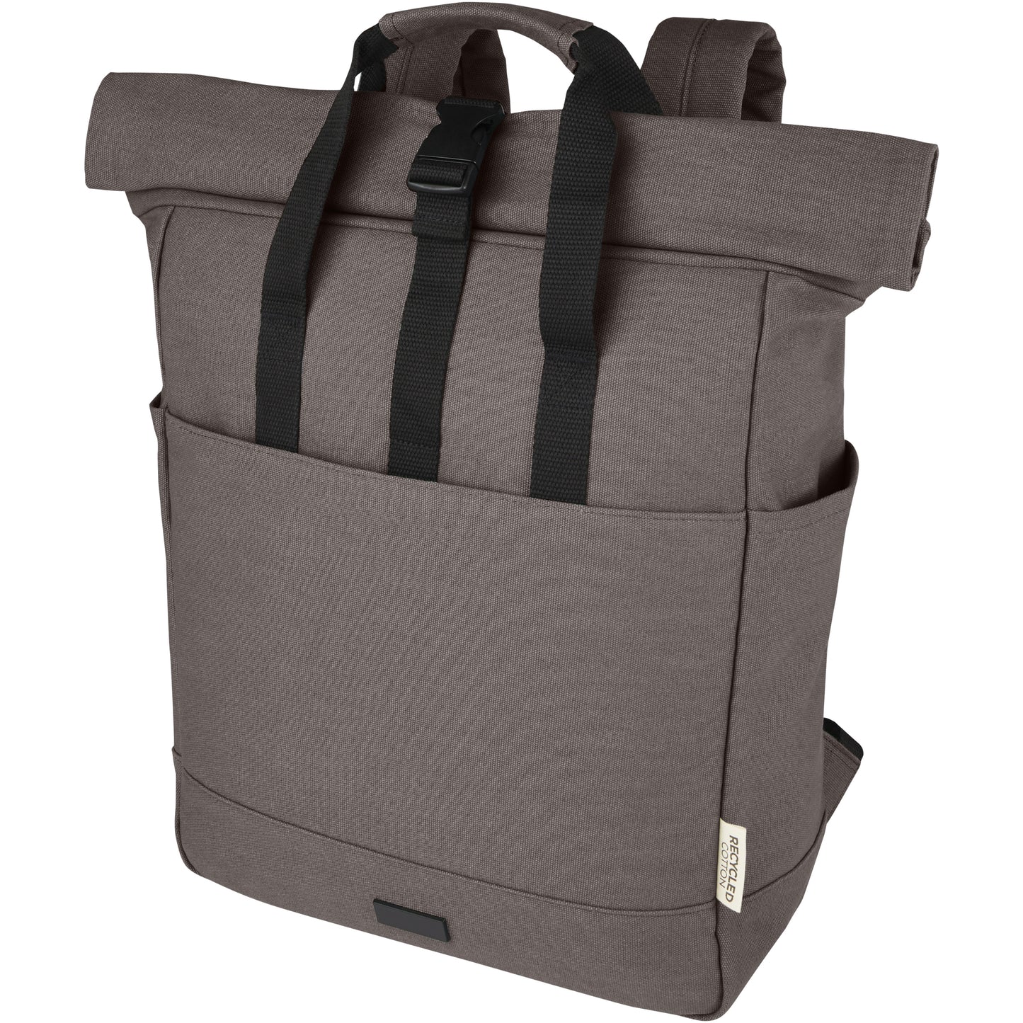 Joey 15" laptopväska med rullstängning av GRS-återvunnen canvas 15 liter