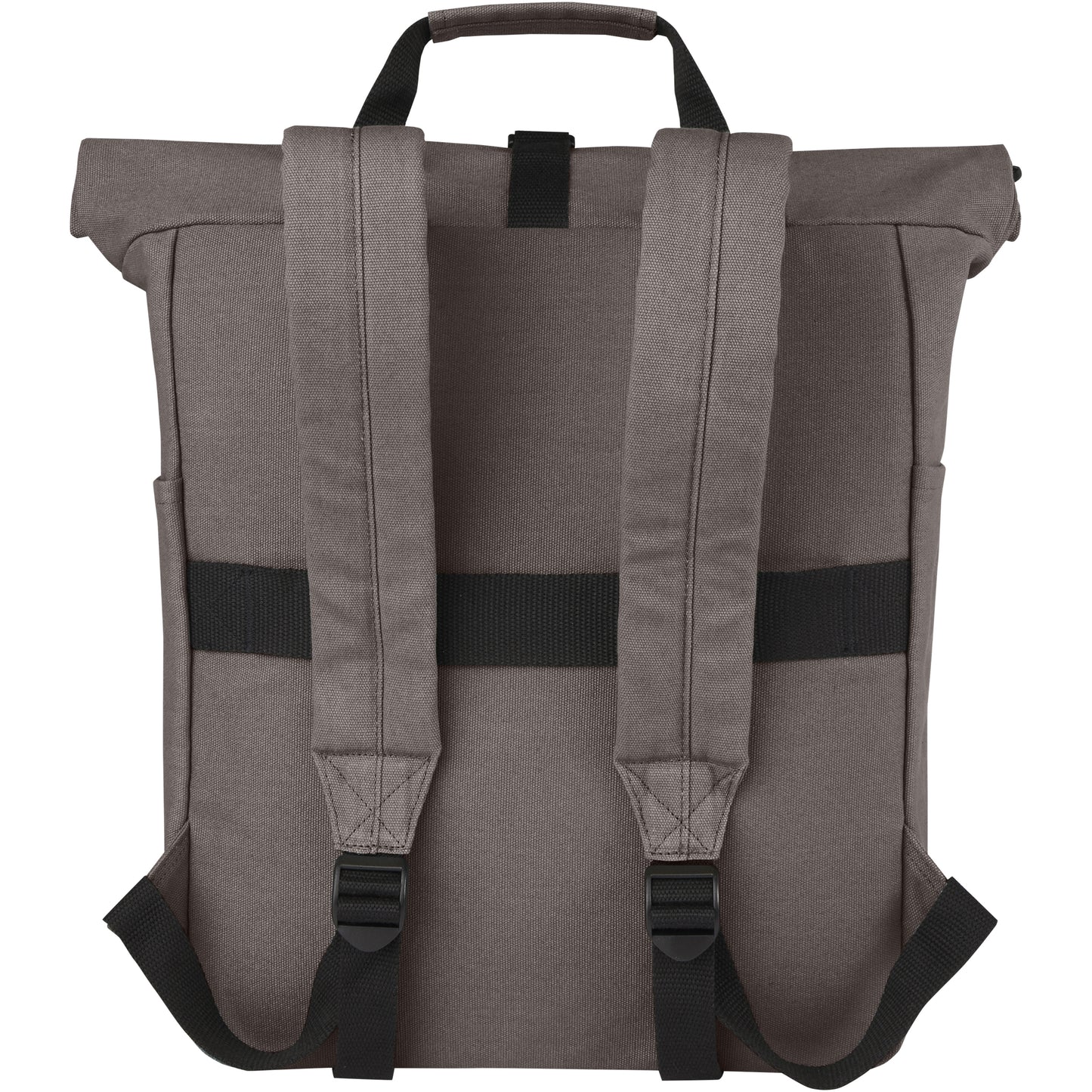 Joey 15" laptopväska med rullstängning av GRS-återvunnen canvas 15 liter
