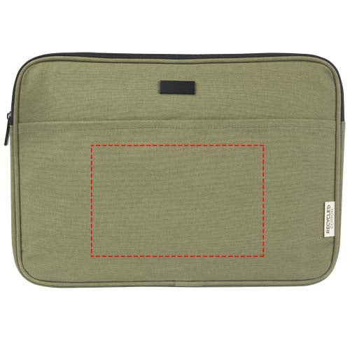 Joey 14" laptopfodral av GRS-återvunnen canvas 2 liter