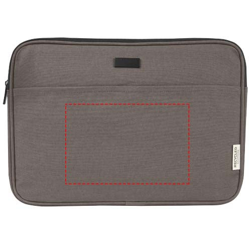 Joey 14" laptopfodral av GRS-återvunnen canvas 2 liter