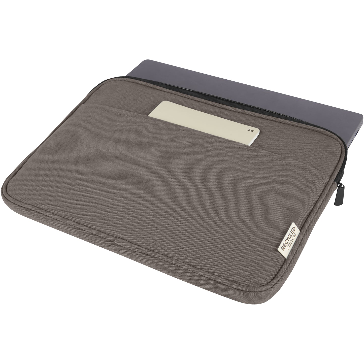 Joey 14" laptopfodral av GRS-återvunnen canvas 2 liter