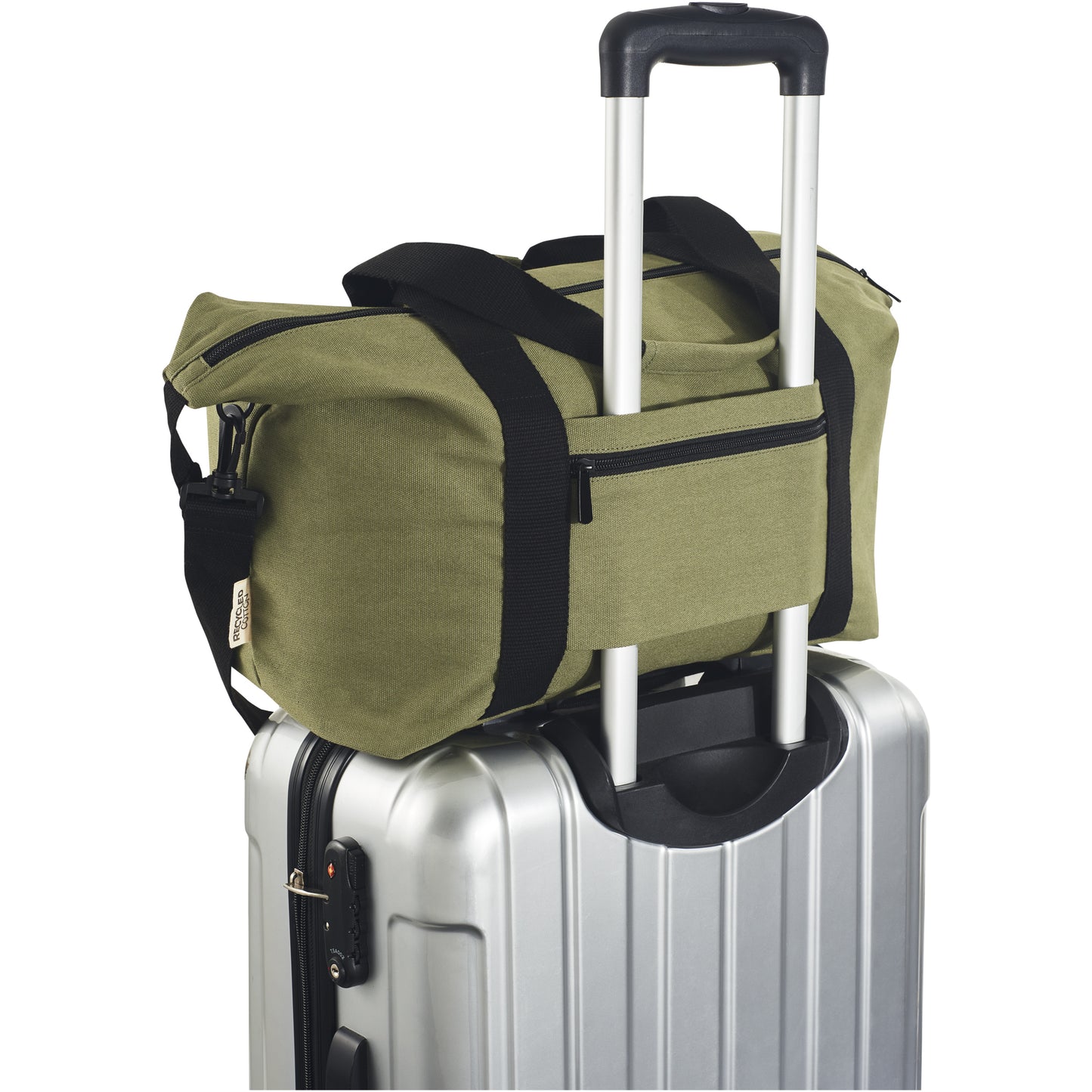 Joey sportduffelväska av GRS-återvunnen canvas 25 liter
