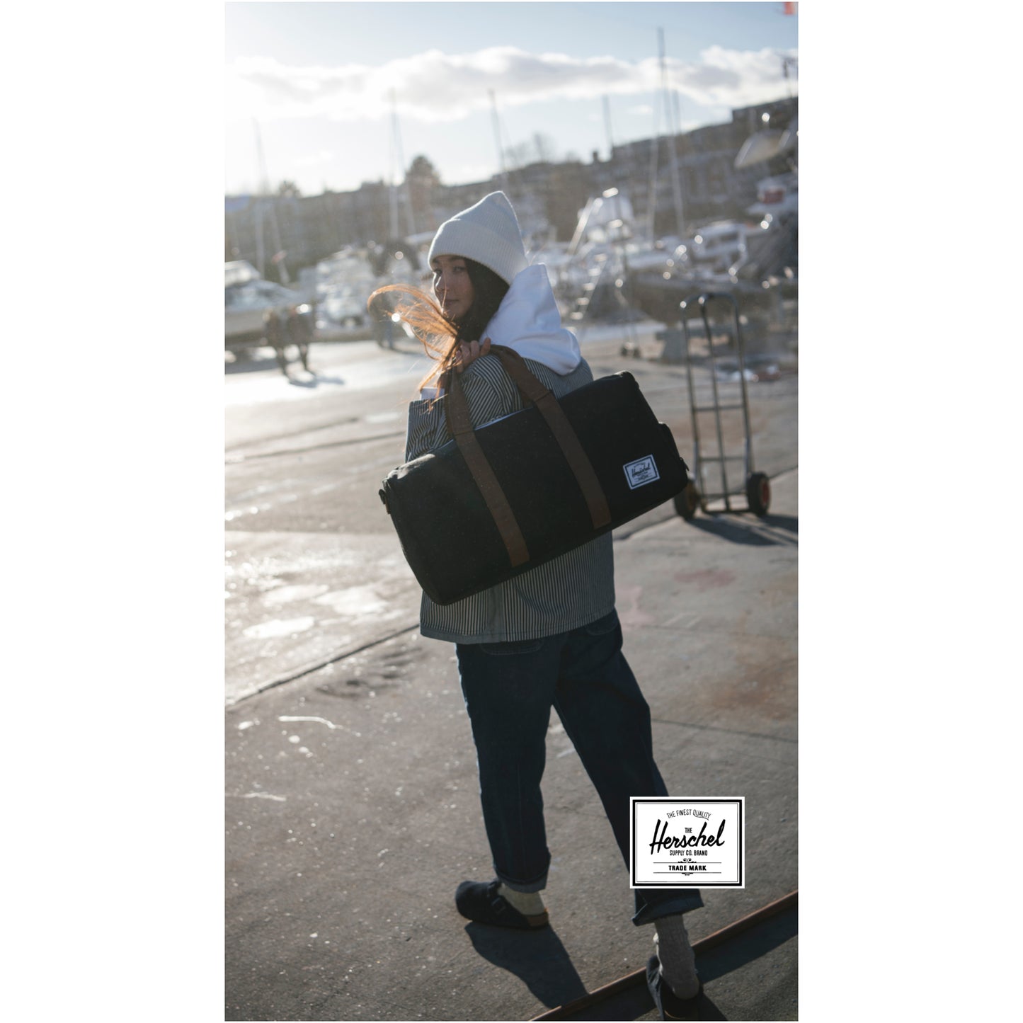 Herschel Novel™ återvunnen duffelväska, 43 l