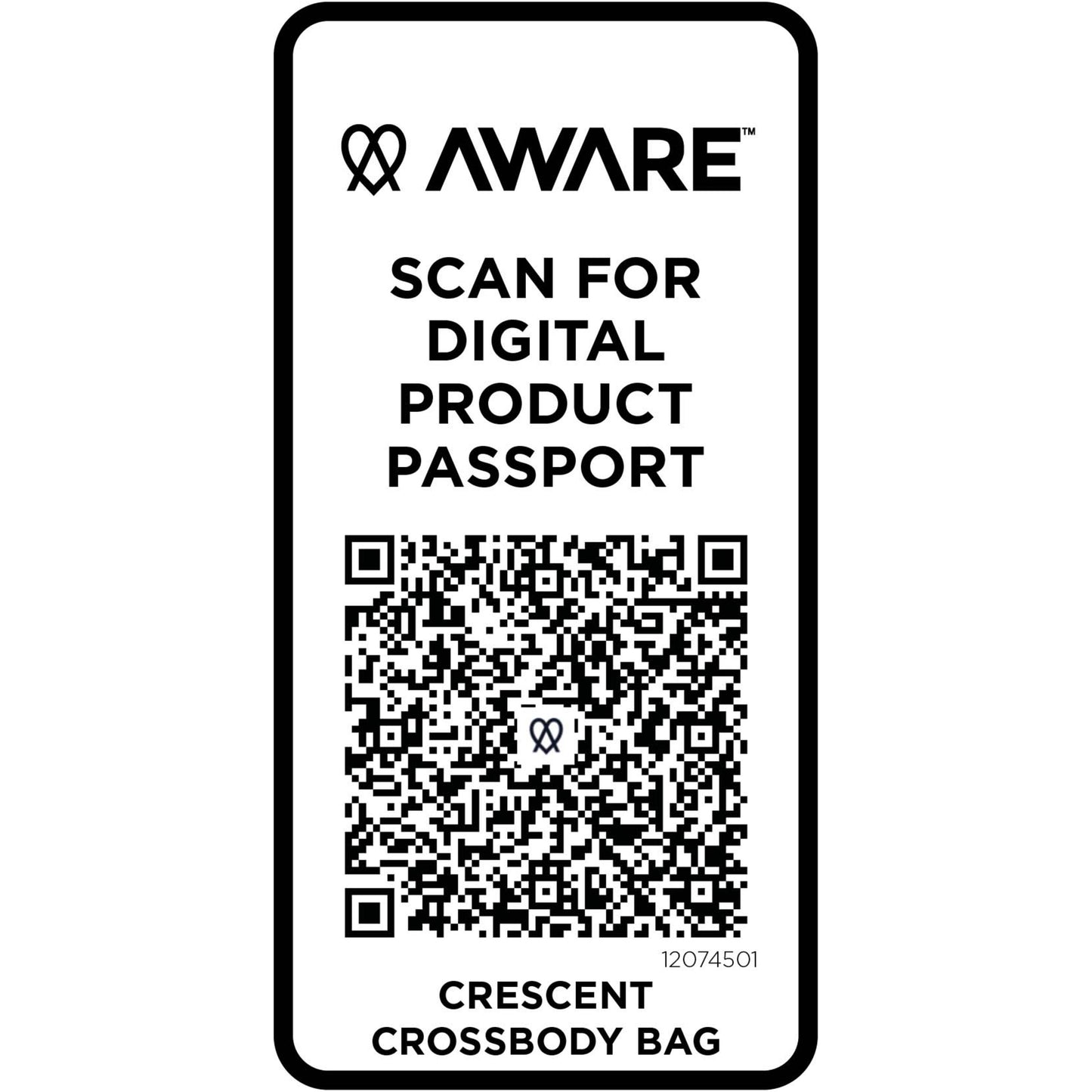Crescent 500 g/m² axelremsväska av Aware™-återvunnet material