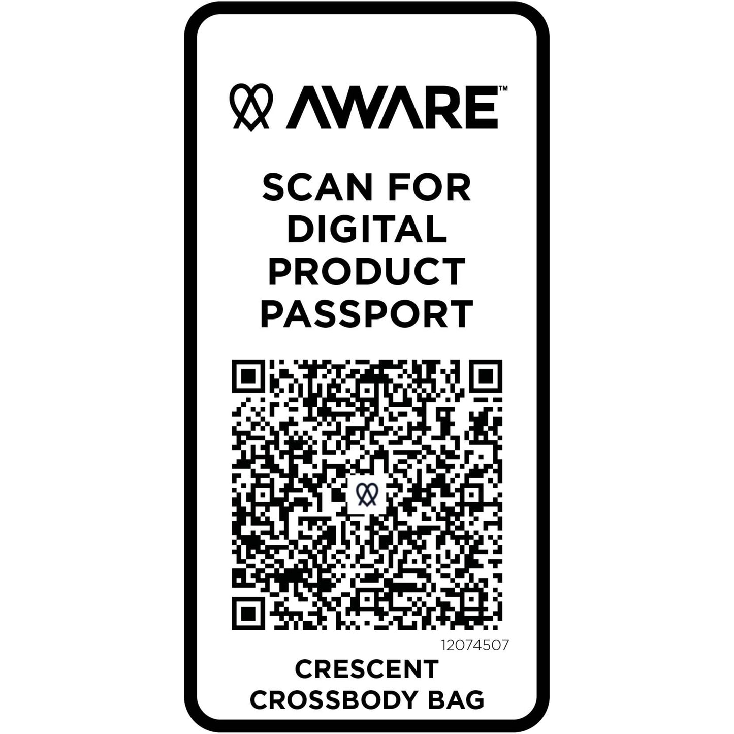 Crescent 500 g/m² axelremsväska av Aware™-återvunnet material