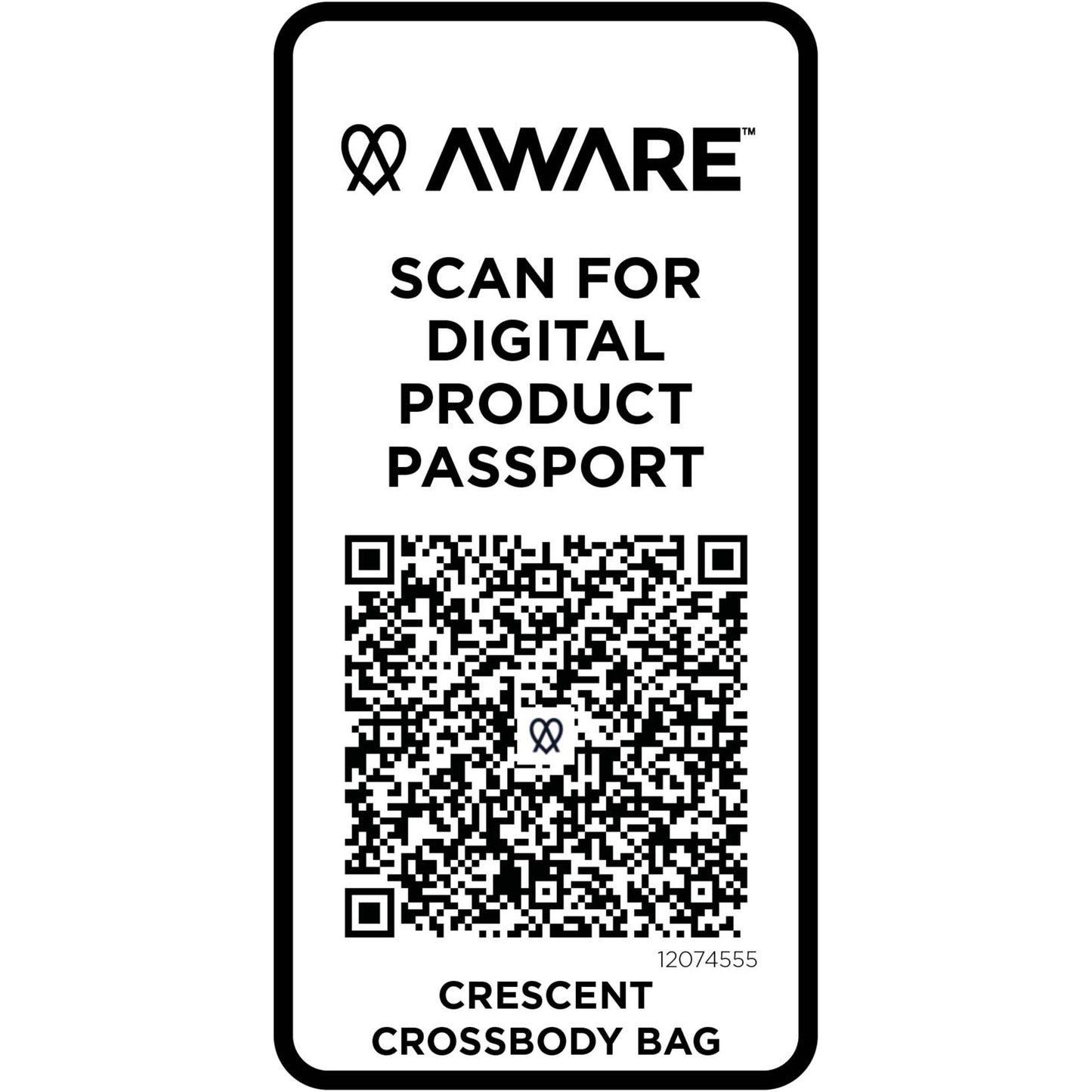Crescent 500 g/m² axelremsväska av Aware™-återvunnet material