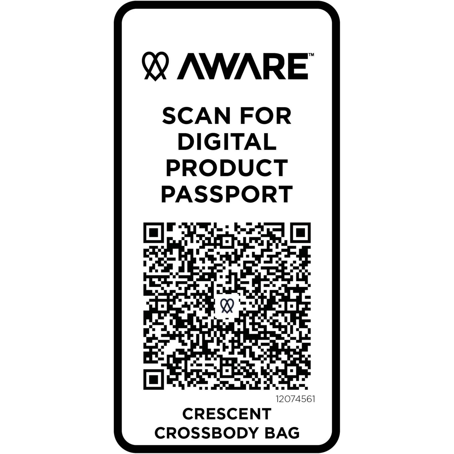 Crescent 500 g/m² axelremsväska av Aware™-återvunnet material