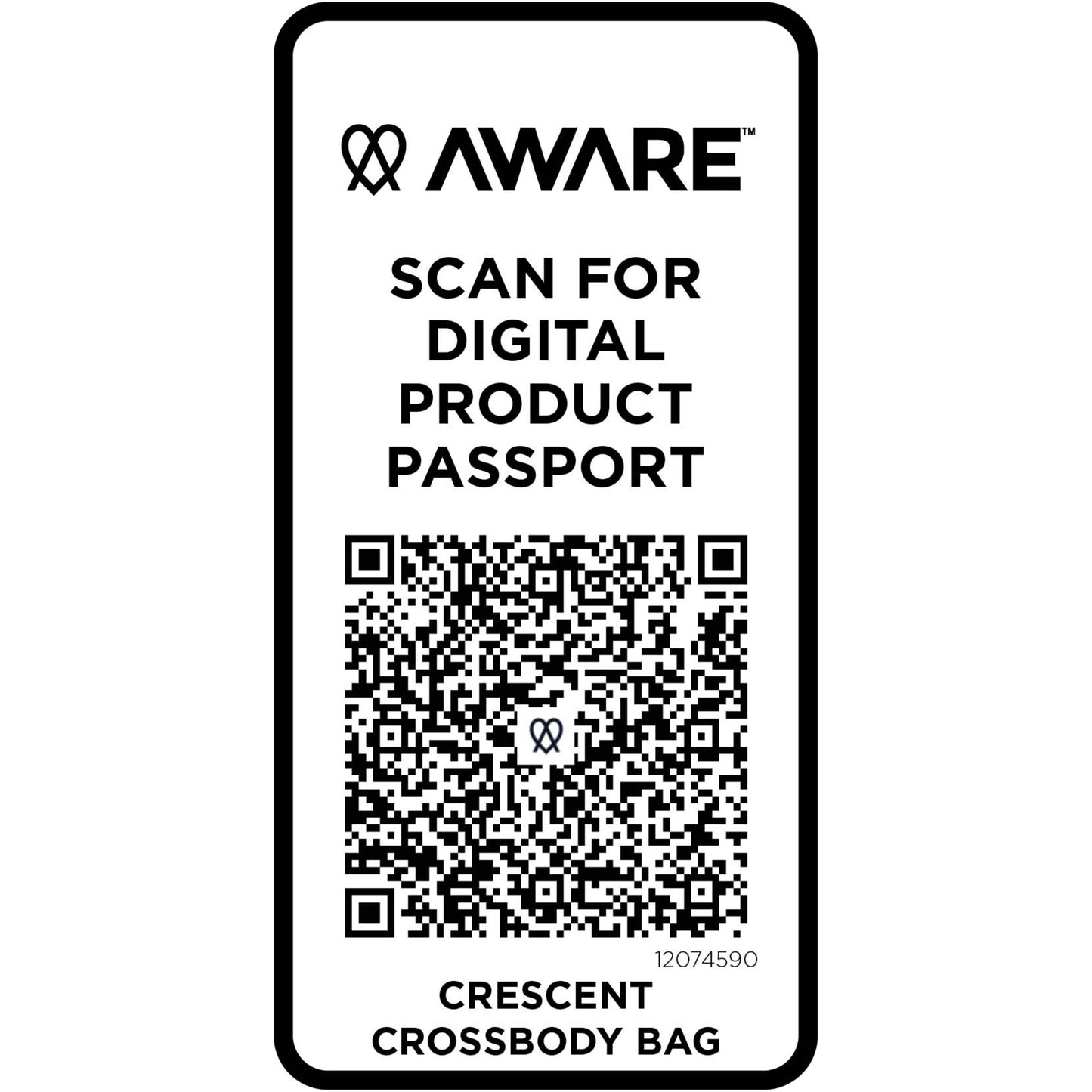 Crescent 500 g/m² axelremsväska av Aware™-återvunnet material