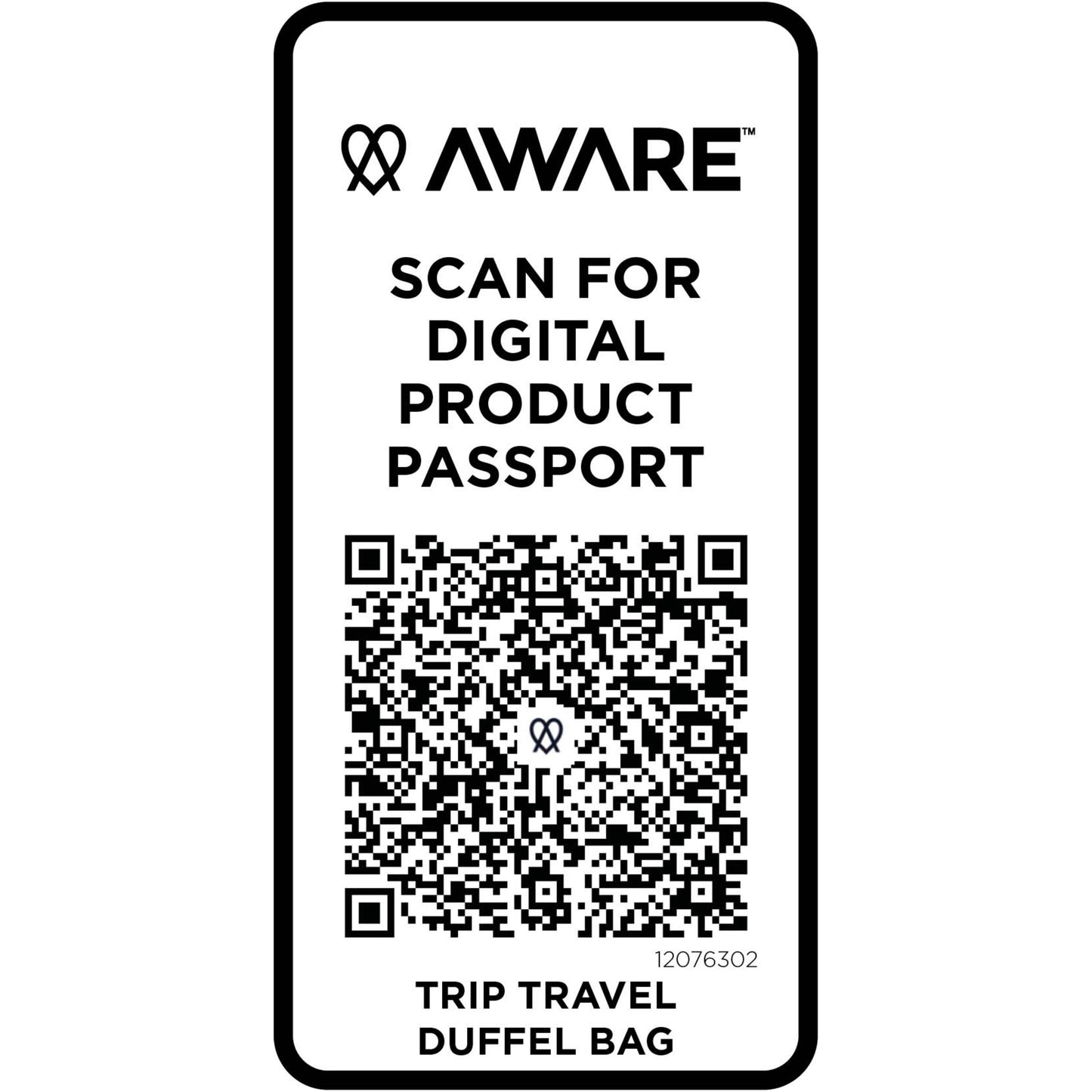 Trip Aware™ duffelväska av återvunnet material på 42 l