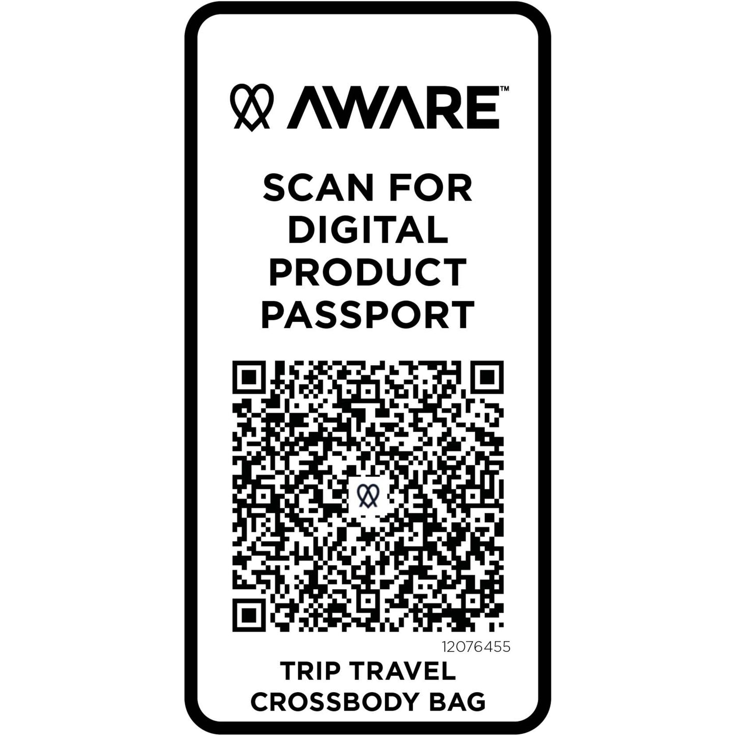 Trip Aware™ axelremsväska av återvunnet material på 1 l