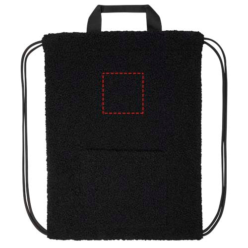 Bear gympapåse med dragsko av GRS-certifierat återvunnet sherpa-material, 9 l
