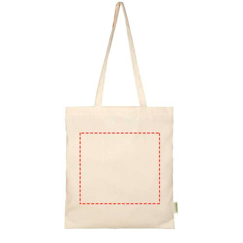 Odisha 100 g/m² tygväska av ekologiskt OCS-material, 7 l