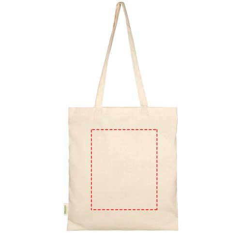 Odisha 100 g/m² tygväska av ekologiskt OCS-material, 7 l