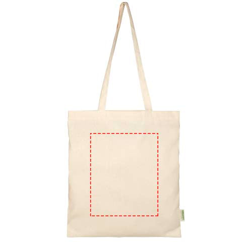 Odisha 100 g/m² tygväska av ekologiskt OCS-material, 7 l