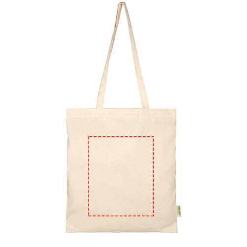 Odisha 140 g/m² tygväska av ekologiskt OCS-material, 7 l