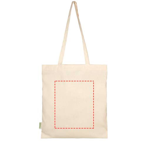 Odisha 140 g/m² tygväska av ekologiskt OCS-material, 7 l