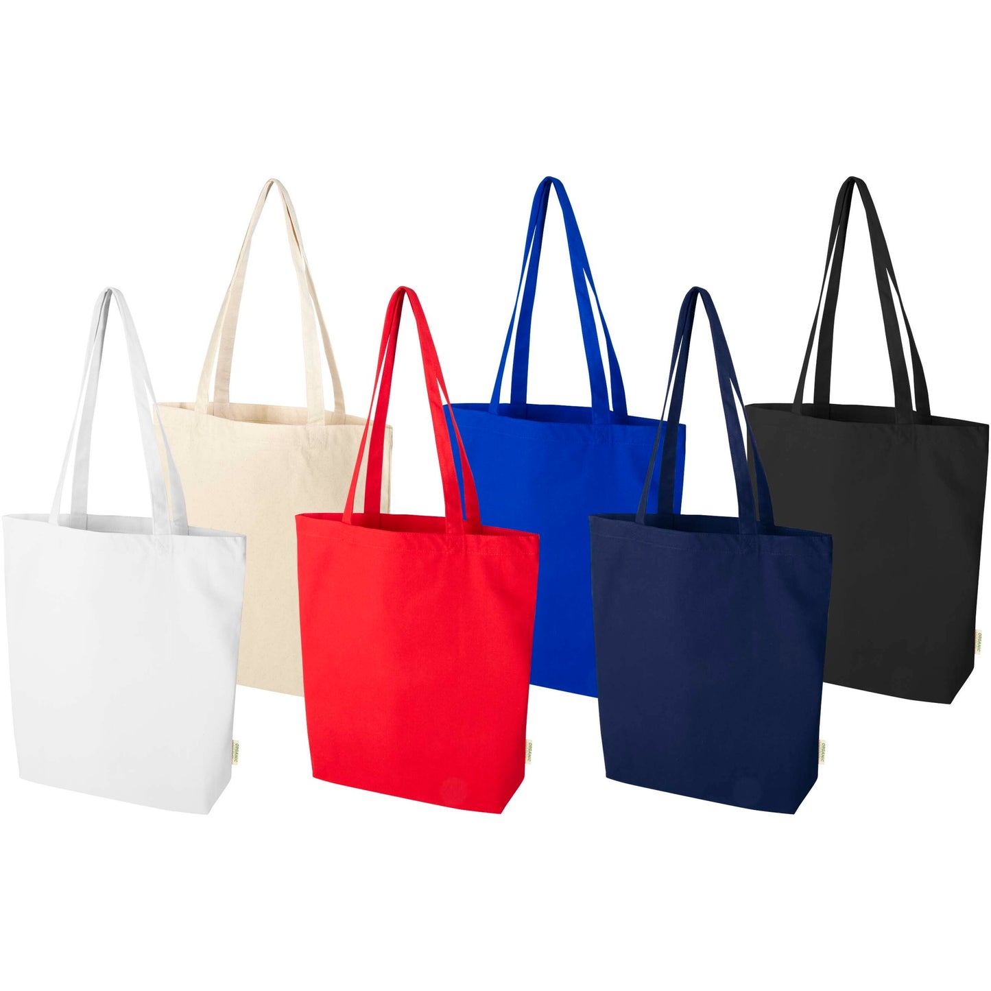 Odisha 180 g/m² tygväska av ekologiskt OCS-material med bred botten, 11 l