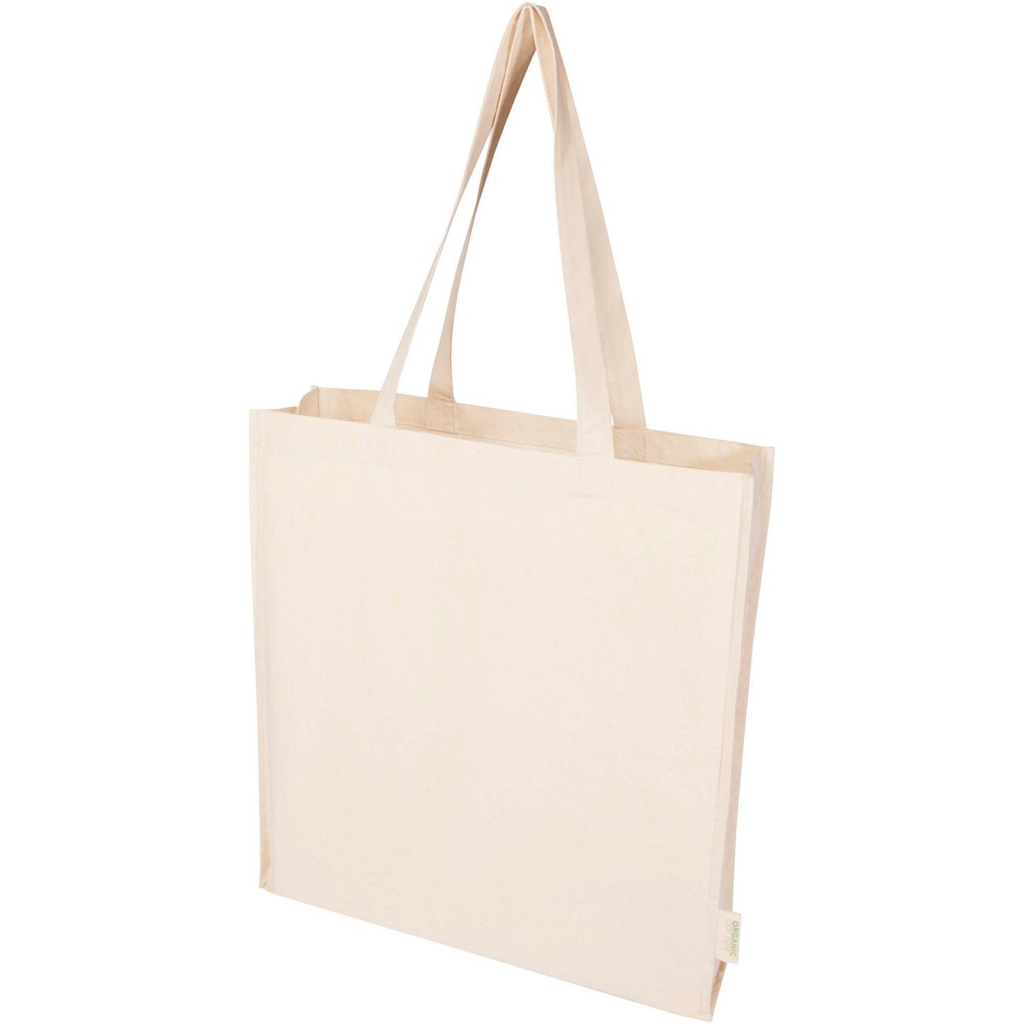 Odisha 180 g/m² tygväska av ekologiskt OCS-material med bälg, 14 l