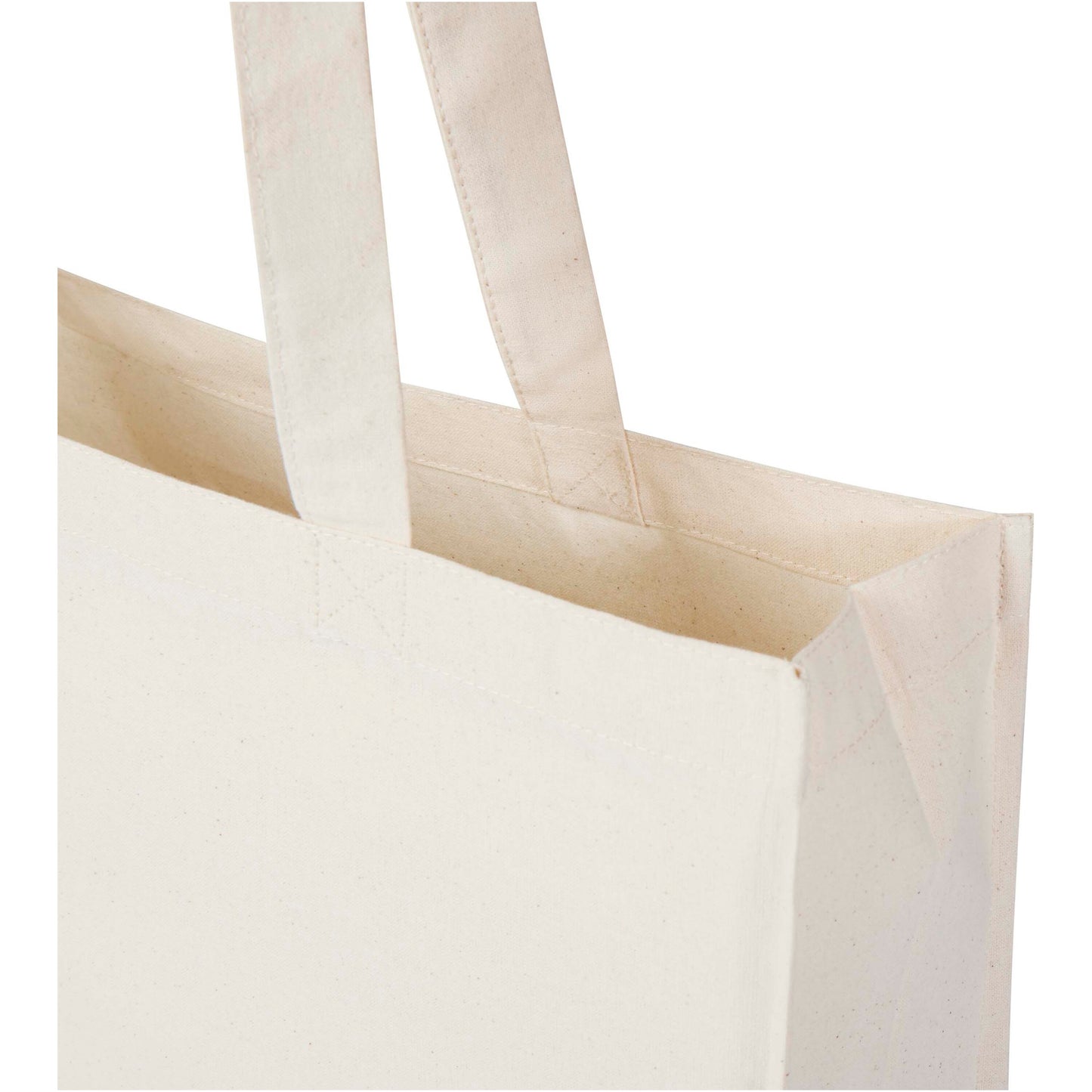 Odisha 180 g/m² tygväska av ekologiskt OCS-material med bälg, 14 l