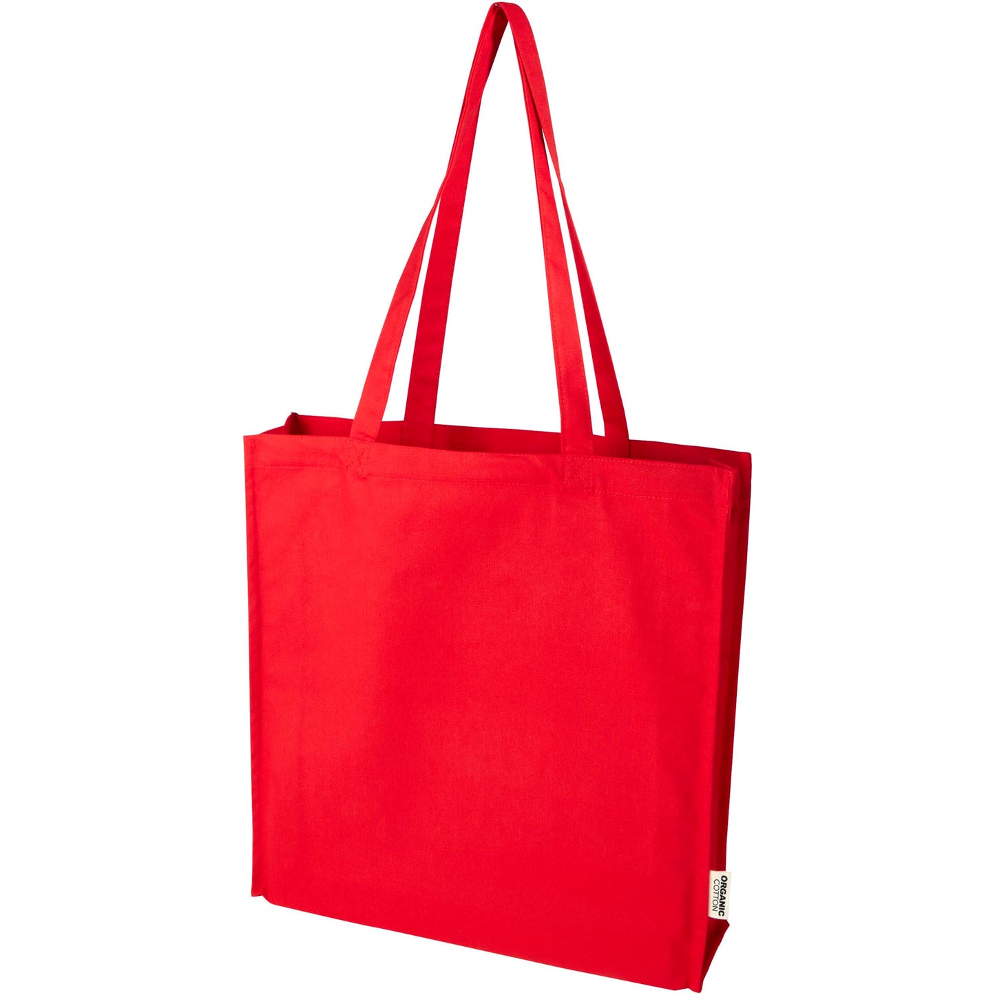 Odisha 180 g/m² tygväska av ekologiskt OCS-material med bälg, 14 l